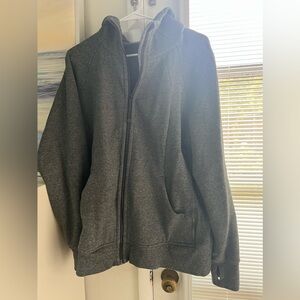 Lululemon scuba full zip hoodie size 20 gray